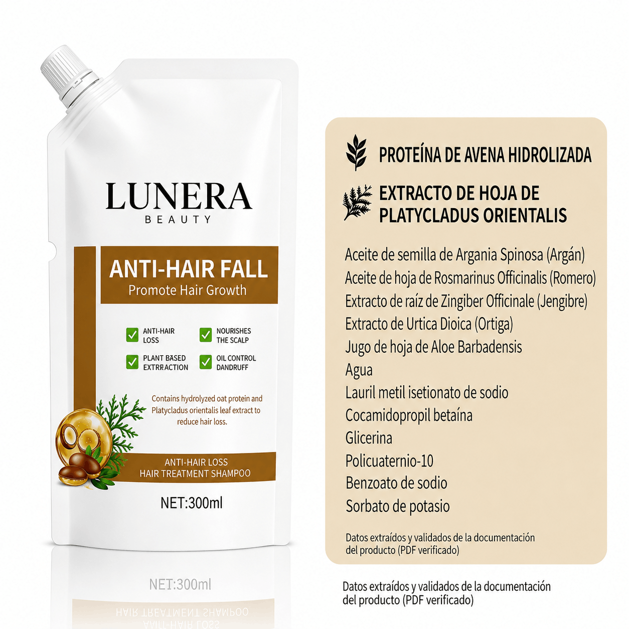 Champú anticaída del cabello