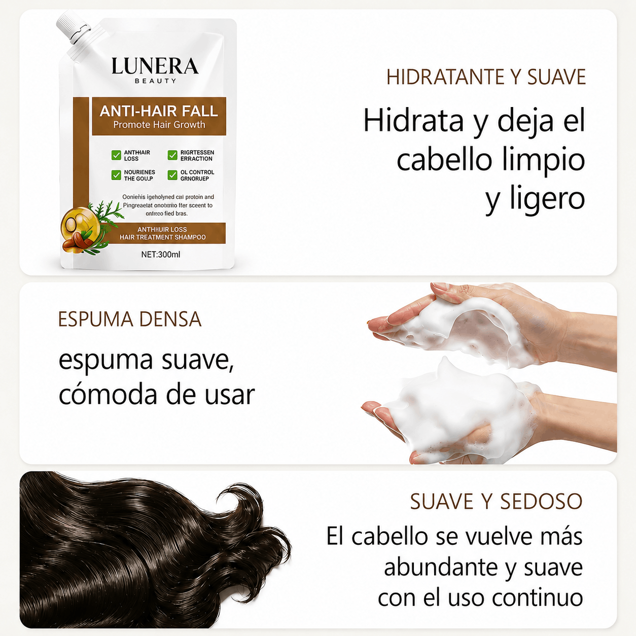 Champú anticaída del cabello