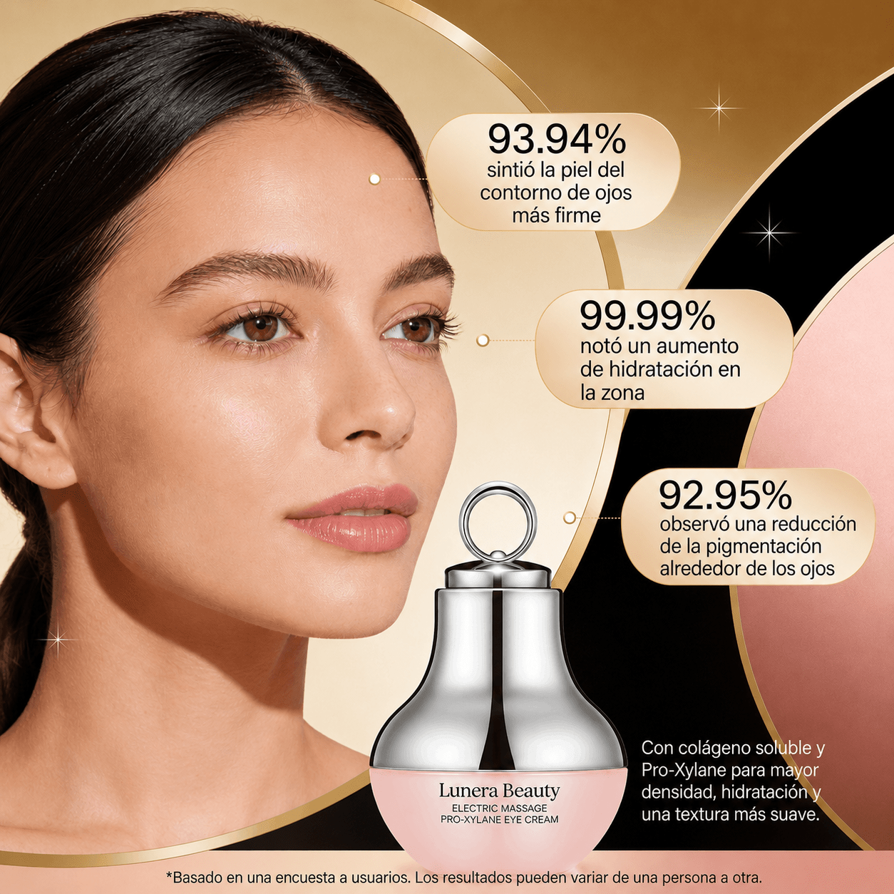 Crema de Ojos con Masaje Eléctrico