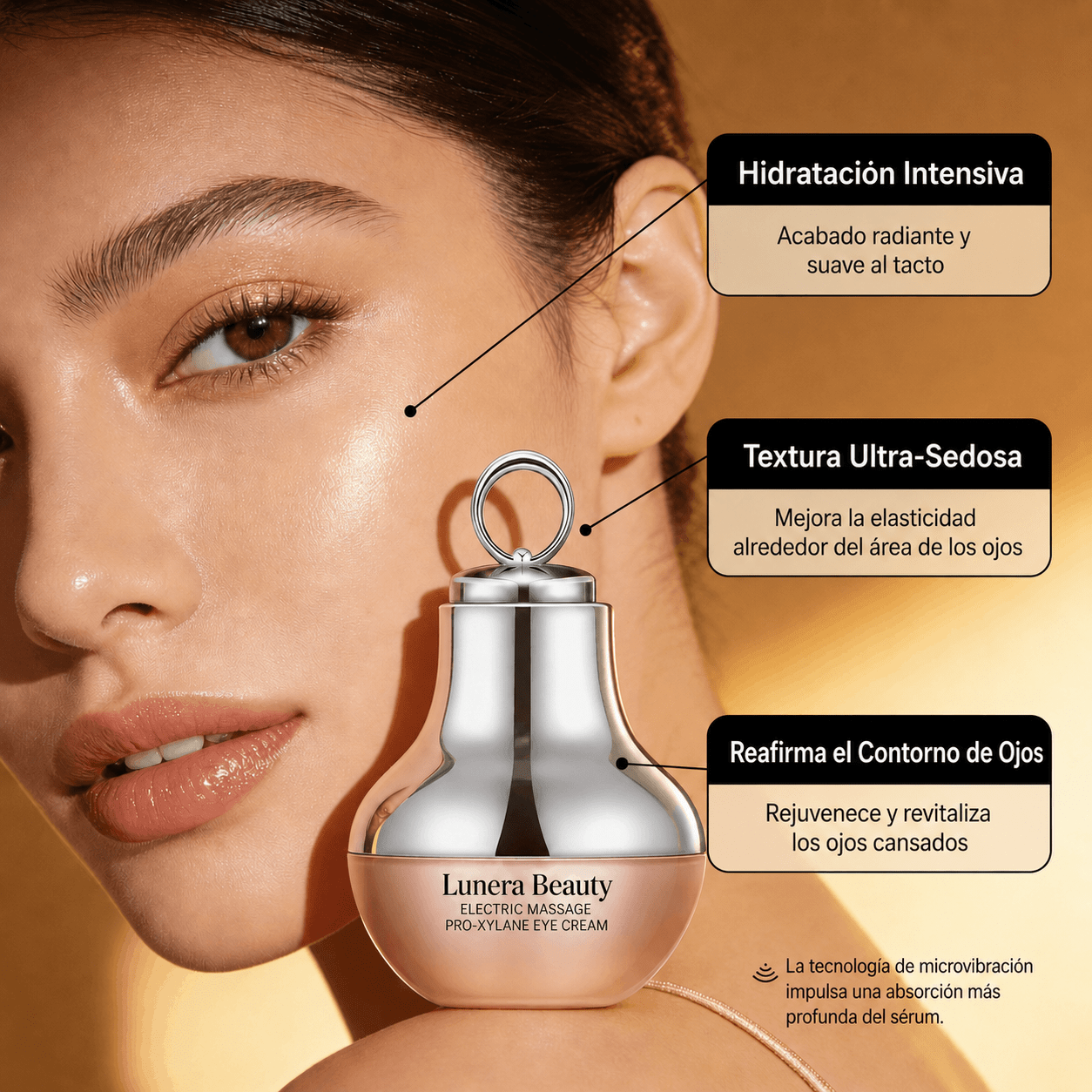 Crema de Ojos con Masaje Eléctrico