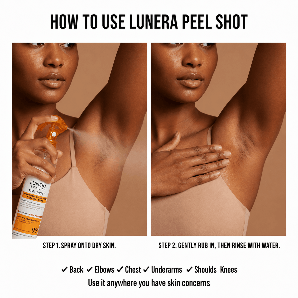 Peel Shot - Turmeric Body Spray
