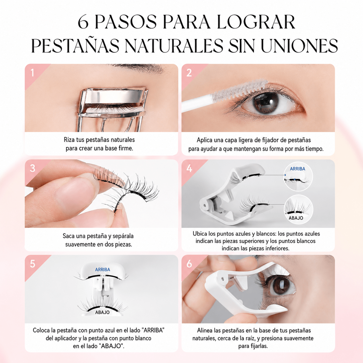 Pestañas magnéticas