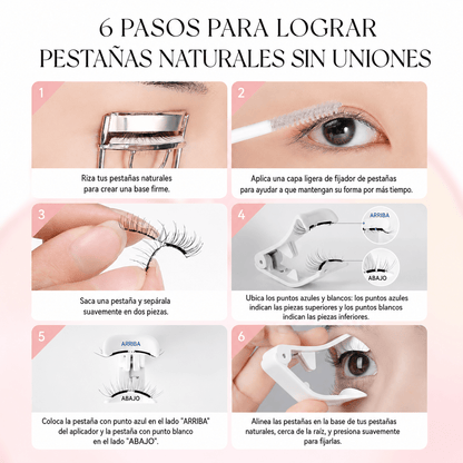 Pestañas magnéticas