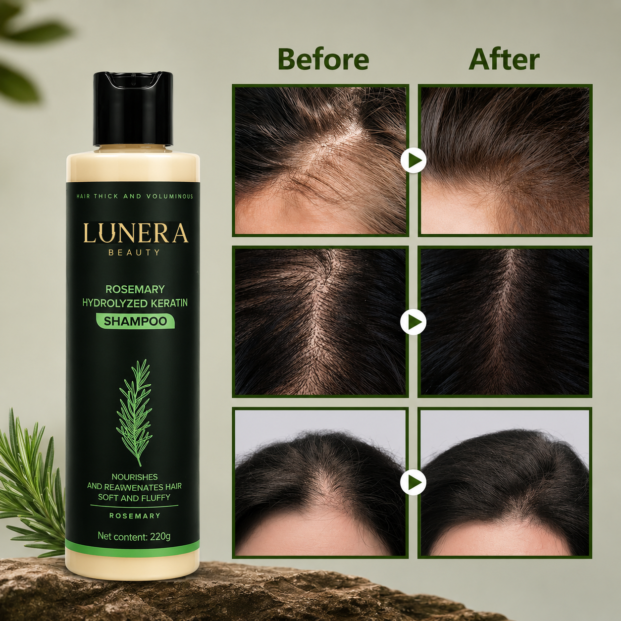 Organic Rosemary Hair Growth Shampoo